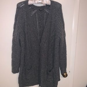 Chunky knit Grandpa cardigan